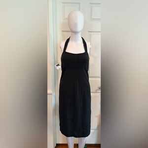 NWT ATHLETA Black Halter Dress size Small
